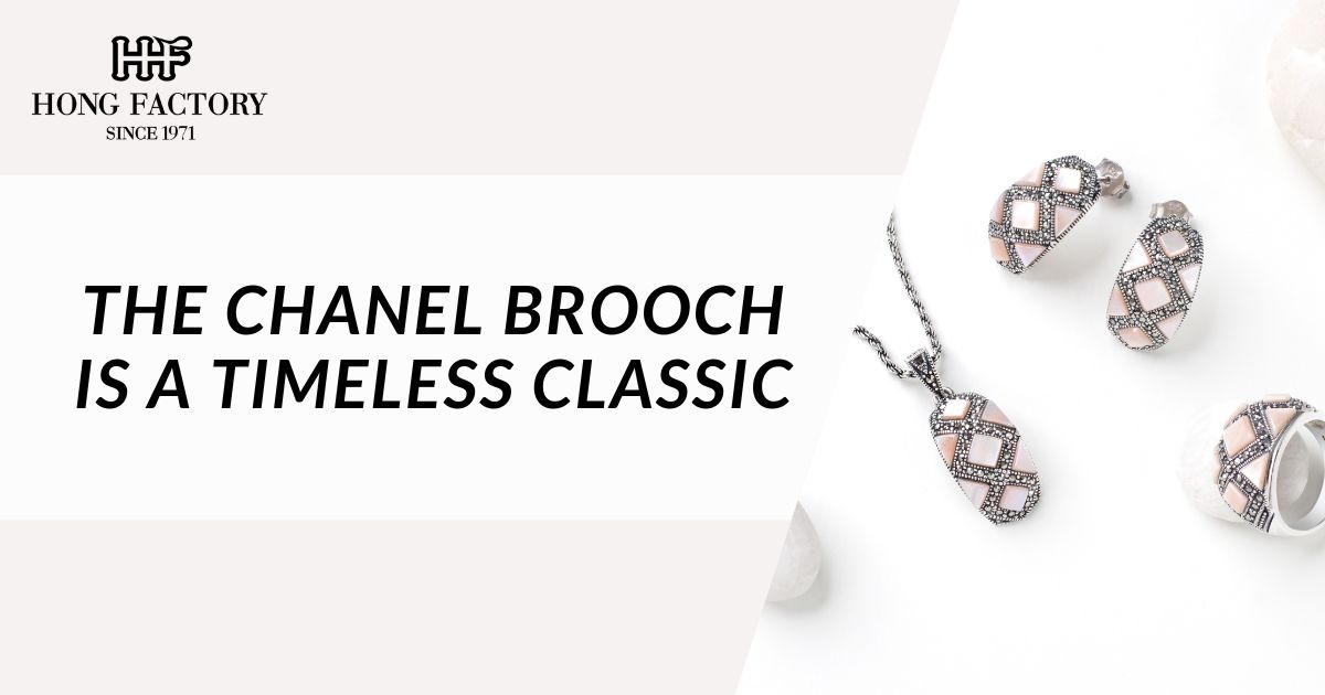 The Chanel brooch is a timeless classic
