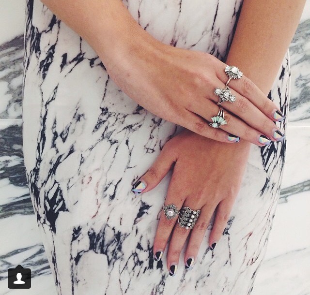925 silver rings over gold rings