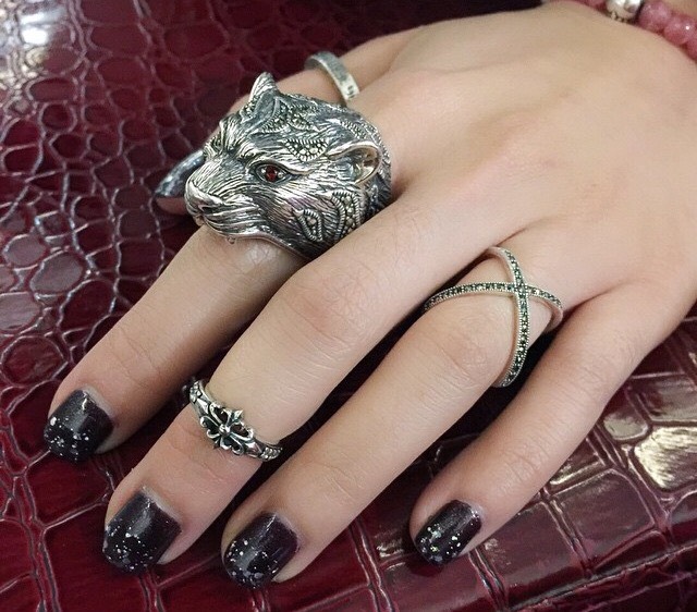925 silver rings over gold rings