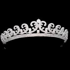 The tiara is the headdress