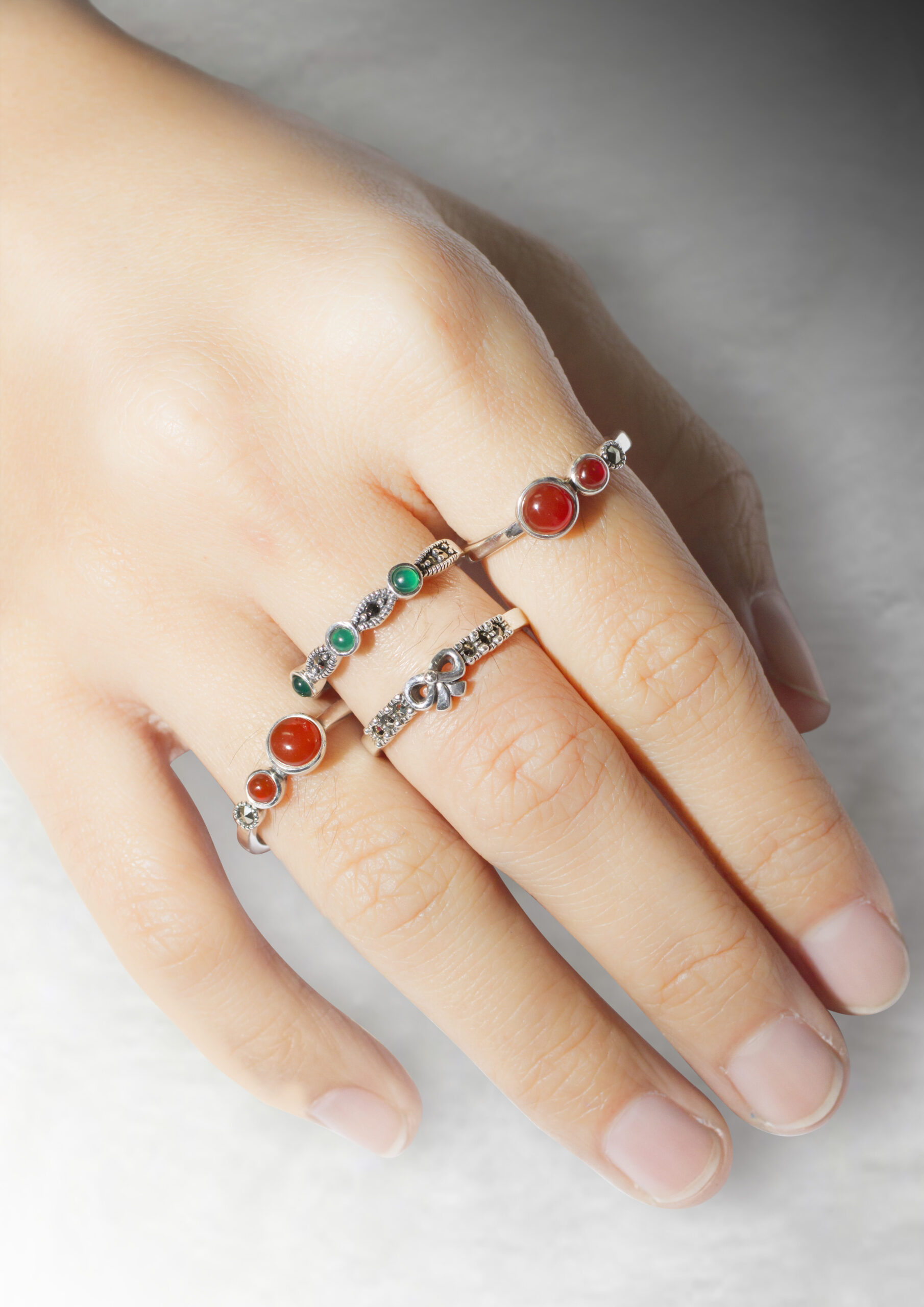 Garnet and Marcasite