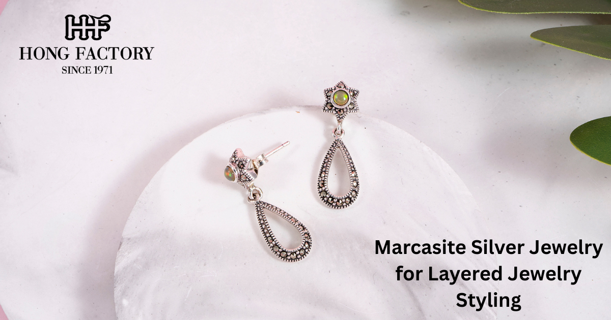 Marcasite Silver Jewelry for Layered Jewelry Styling