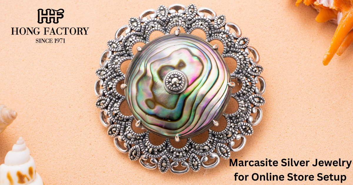 Marcasite Silver Jewelry for Online Store Setup