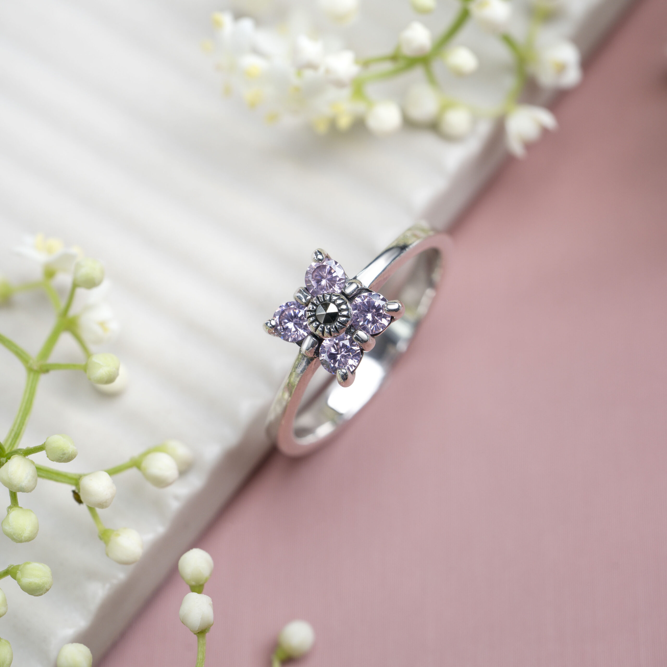 Marcasite Silver Rings