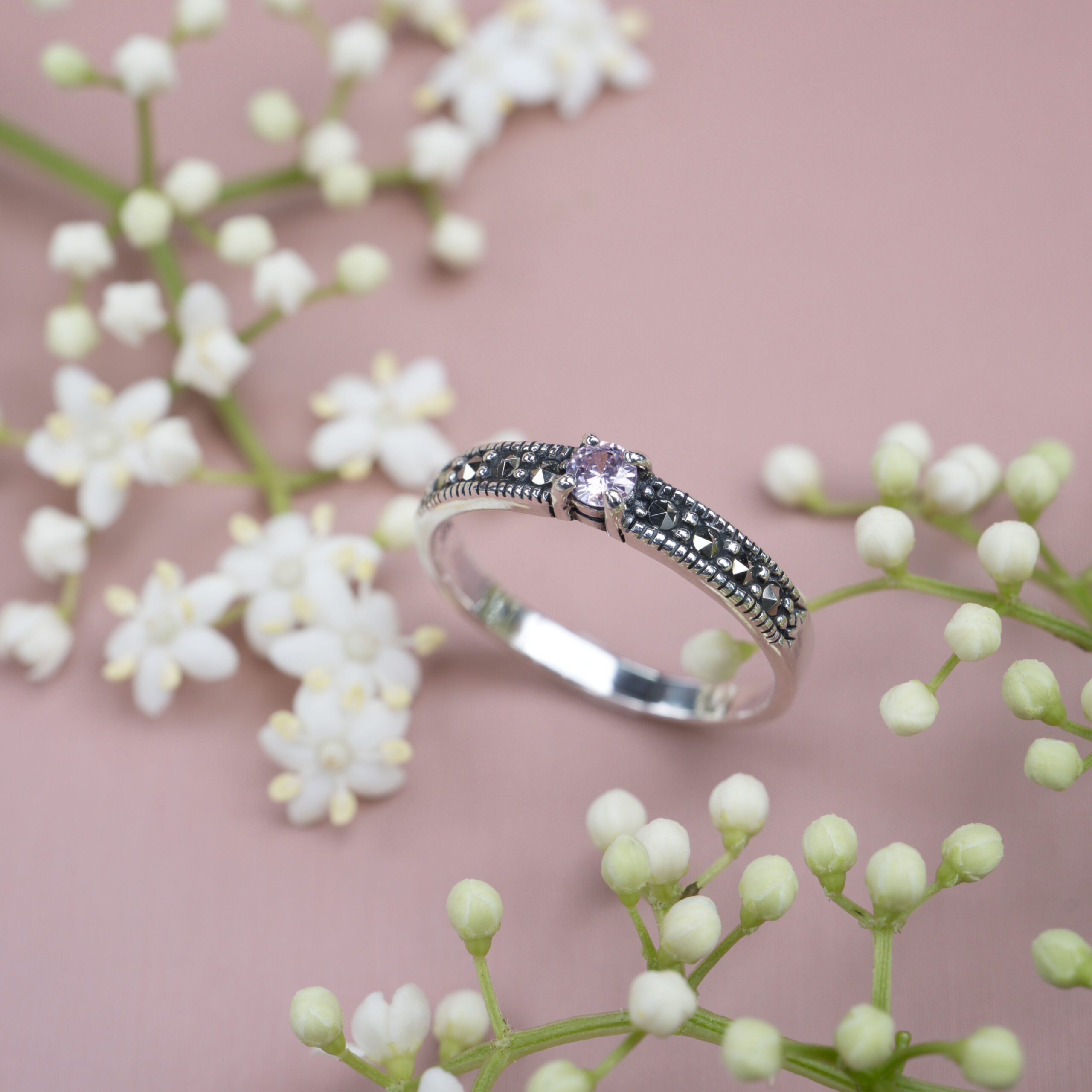 Marcasite Silver Rings