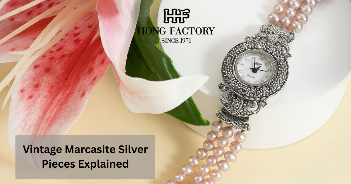 Vintage Marcasite Silver Pieces Explained